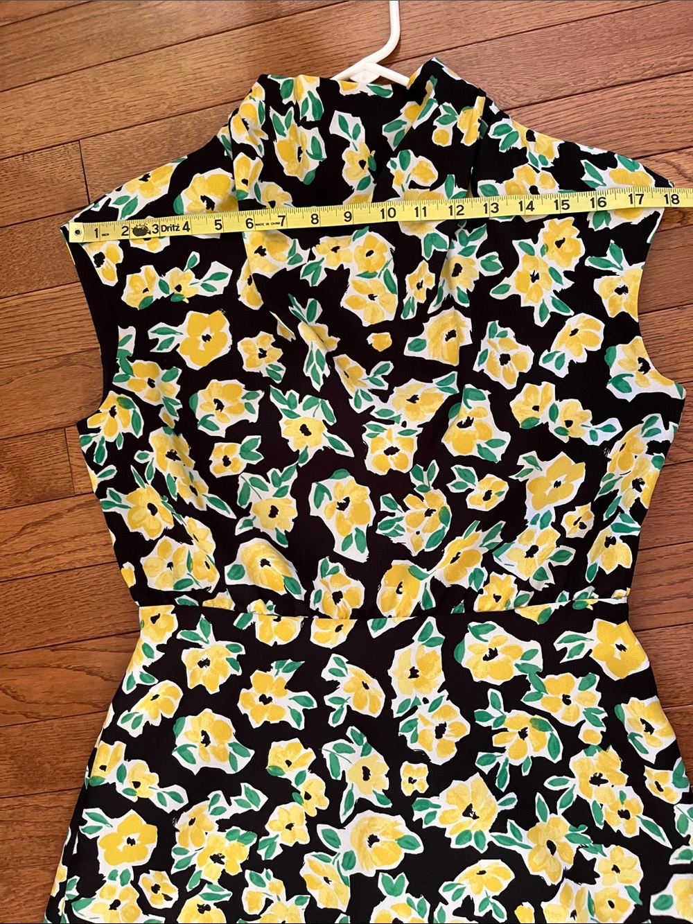 Ann Taylor Floral Mock Neck Midi Flare Dress - Picture 7 of 16
